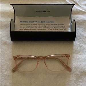 Warby Parker Welty in rose crystal